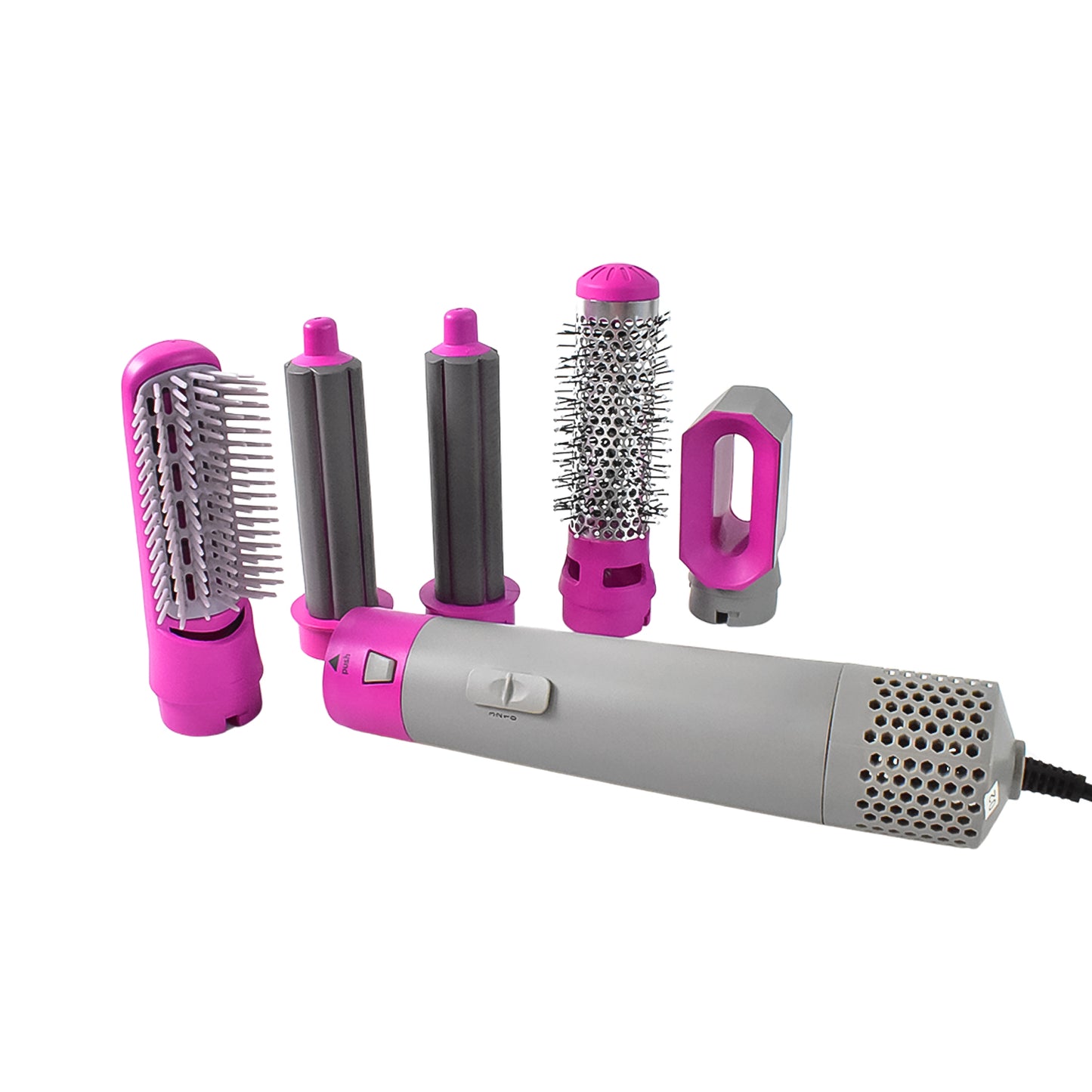 5-in-1 Hair Dryer Brush – Multifunctional Hot Air Styler with Detachable Brush Head