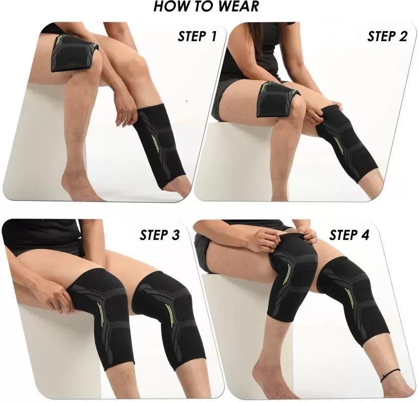 Knee Support Sleeves – Pain Relief & Joint Compression Support (One Pair)